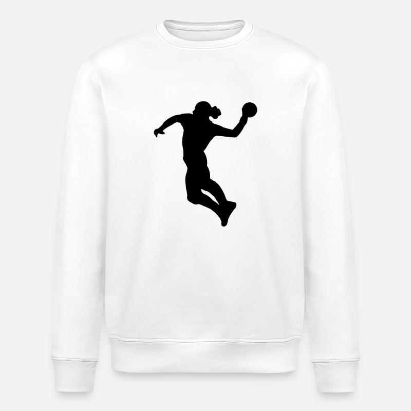 Handball female de - Stanley/Stella Unisex Bio-Sweatshirt ROLLER - Weiß