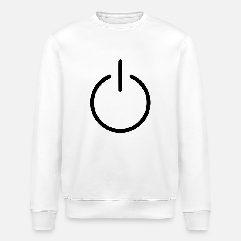 power - Sweat bio ROLLER Stanley/Stella Unisexe - blanc