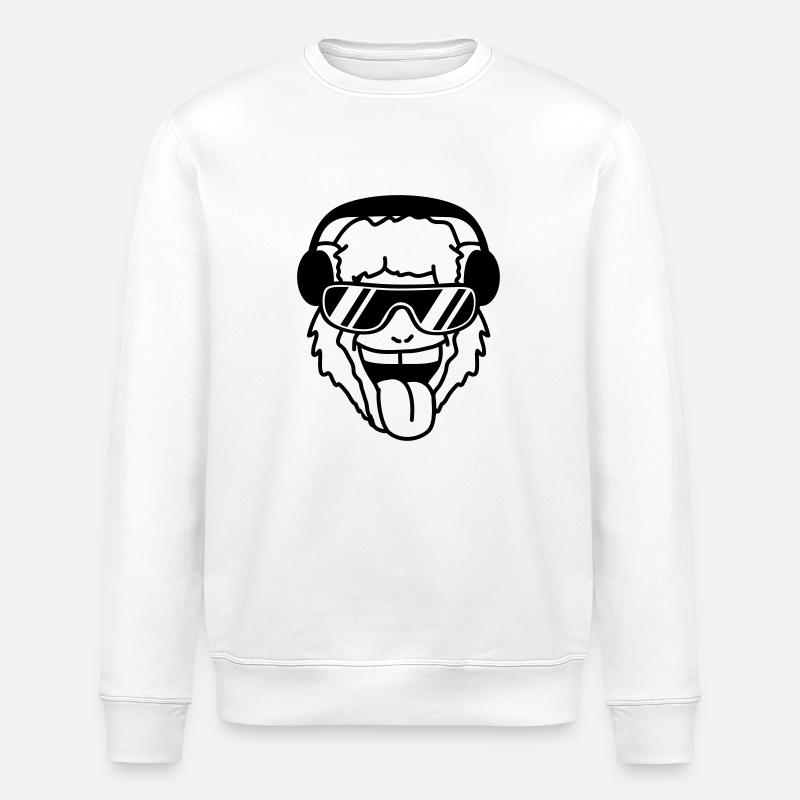 Cool Monkey - Sweat bio ROLLER Stanley/Stella Unisexe - blanc