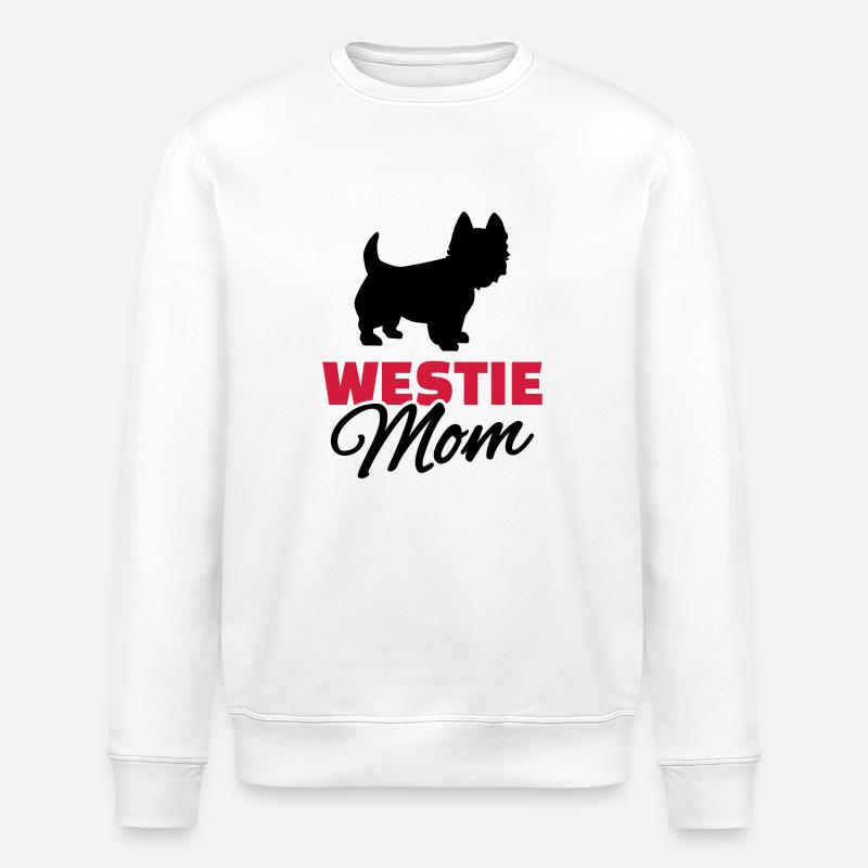 Westie - Stanley/Stella Unisex Bio-Sweatshirt ROLLER - Weiß