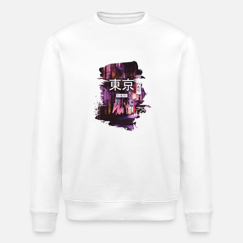 TOKYO - Stanley/Stella Unisex Bio-Sweatshirt ROLLER - Weiß