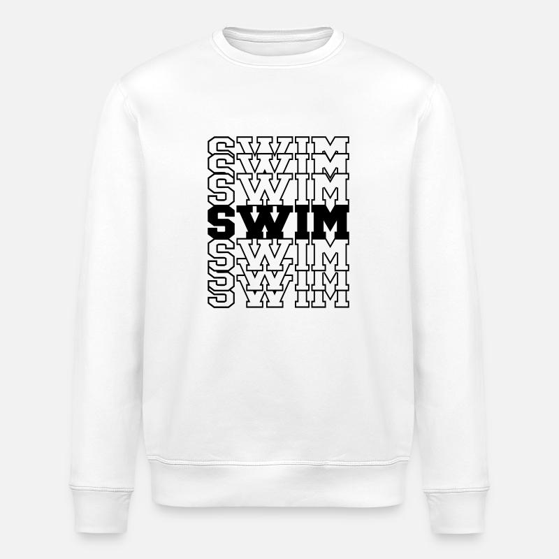 Nager - Sweat bio ROLLER Stanley/Stella Unisexe - blanc