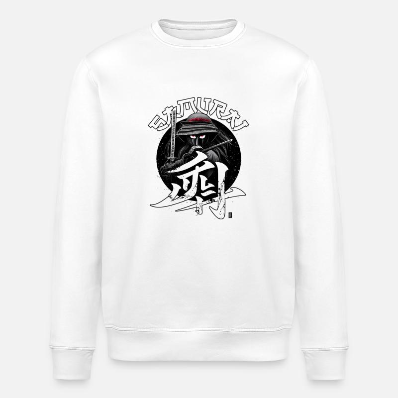 Samurai - Stanley/Stella Unisex Bio-Sweatshirt ROLLER - Weiß