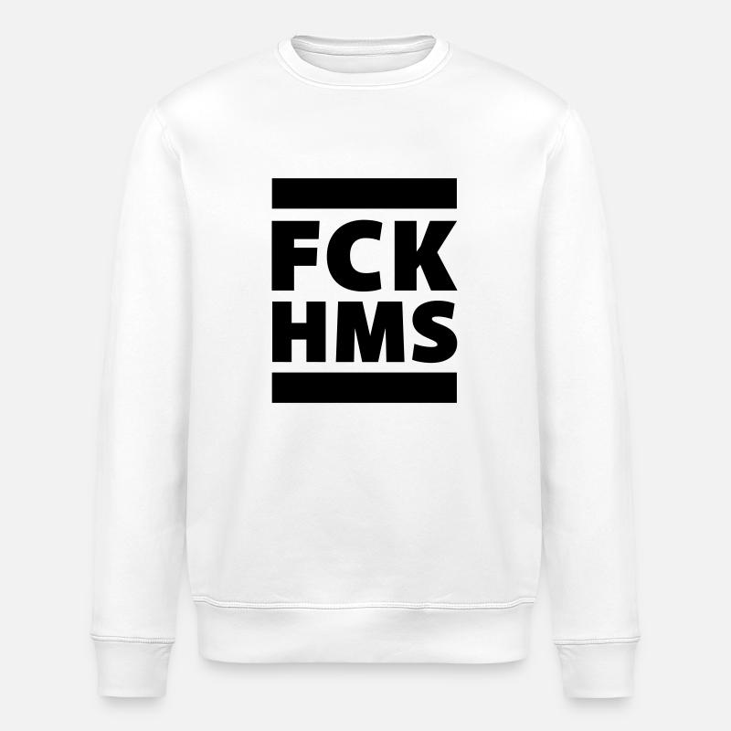 FCK HMS solidarité contre l’antisémitisme - Sweat bio ROLLER Stanley/Stella Unisexe - blanc