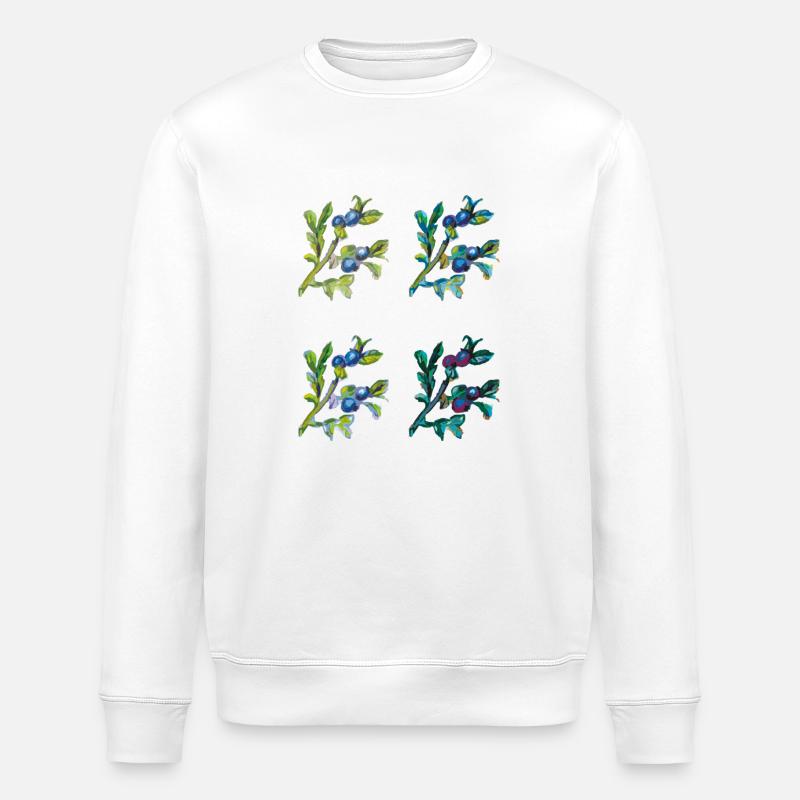 heidelbeere - Stanley/Stella Unisex Bio-Sweatshirt ROLLER - Weiß