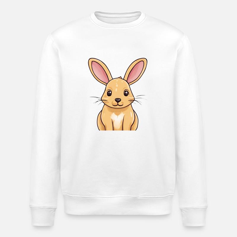 Lapin mignon - Sweat bio ROLLER Stanley/Stella Unisexe - blanc