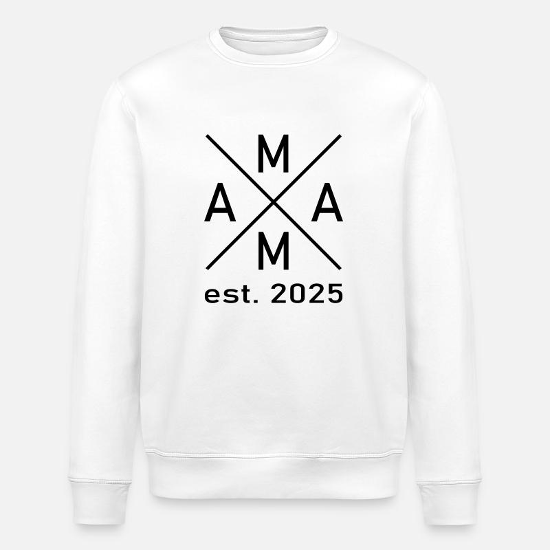Mama 2025 - Stanley/Stella Unisex Bio-Sweatshirt ROLLER - Weiß