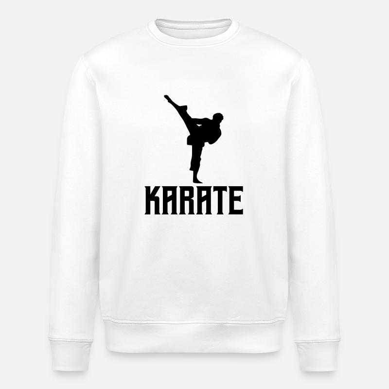 Karate - Stanley/Stella Unisex Bio-Sweatshirt ROLLER - Weiß