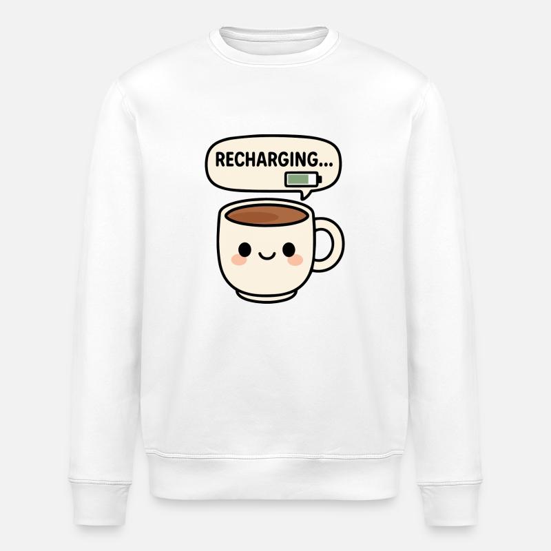 Mug de recharge - Sweat bio ROLLER Stanley/Stella Unisexe - blanc