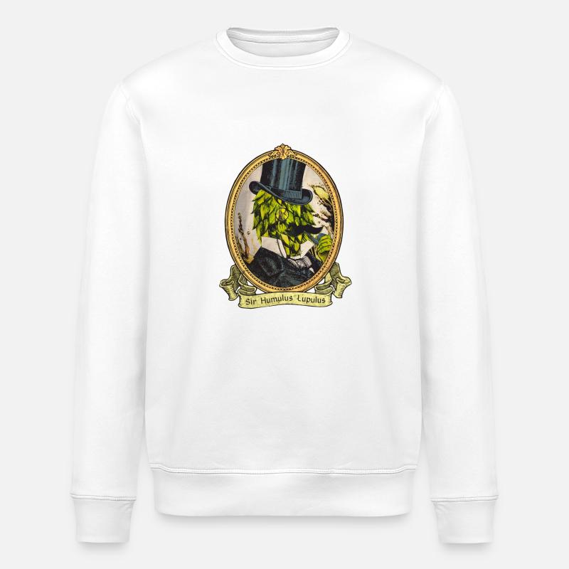 Hopfen Sir - Stanley/Stella Unisex Bio-Sweatshirt ROLLER - Weiß