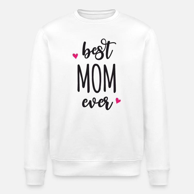 Beste Mutter aller Zeiten - Stanley/Stella Unisex Bio-Sweatshirt ROLLER - Weiß