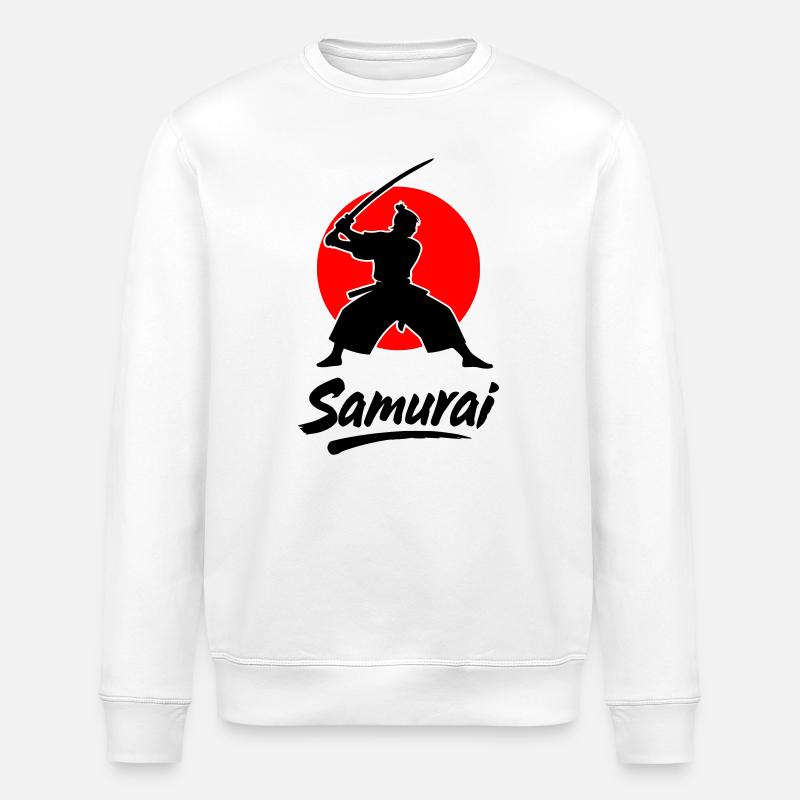 Samurai - Stanley/Stella Unisex Bio-Sweatshirt ROLLER - Weiß