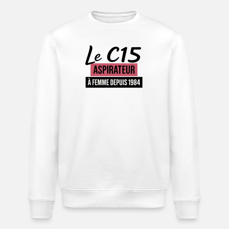 C15 - Stanley/Stella Unisex Bio-Sweatshirt ROLLER - Weiß