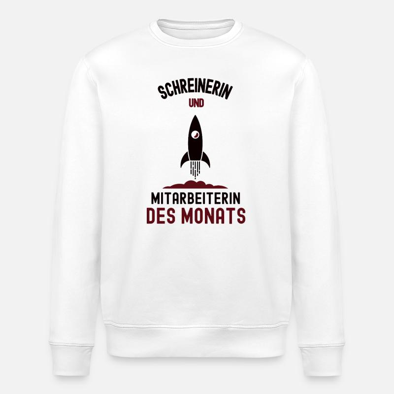 Employé du mois Carpenter Carpenter - Sweat bio ROLLER Stanley/Stella Unisexe - blanc