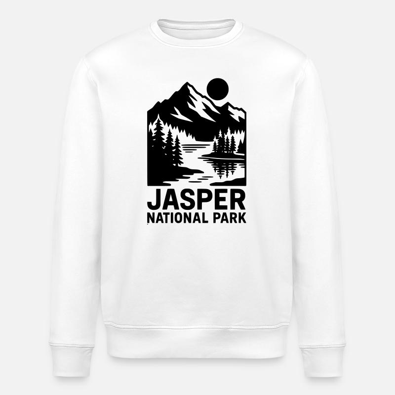 jasper nationalpark - Stanley/Stella Unisex Bio-Sweatshirt ROLLER - Weiß