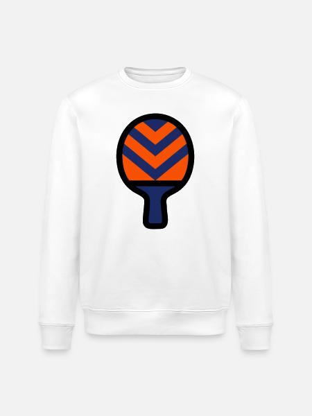 Tischtennisschläger Tischtennis Verein Sport - Stanley/Stella Unisex Bio-Sweatshirt ROLLER - Weiß