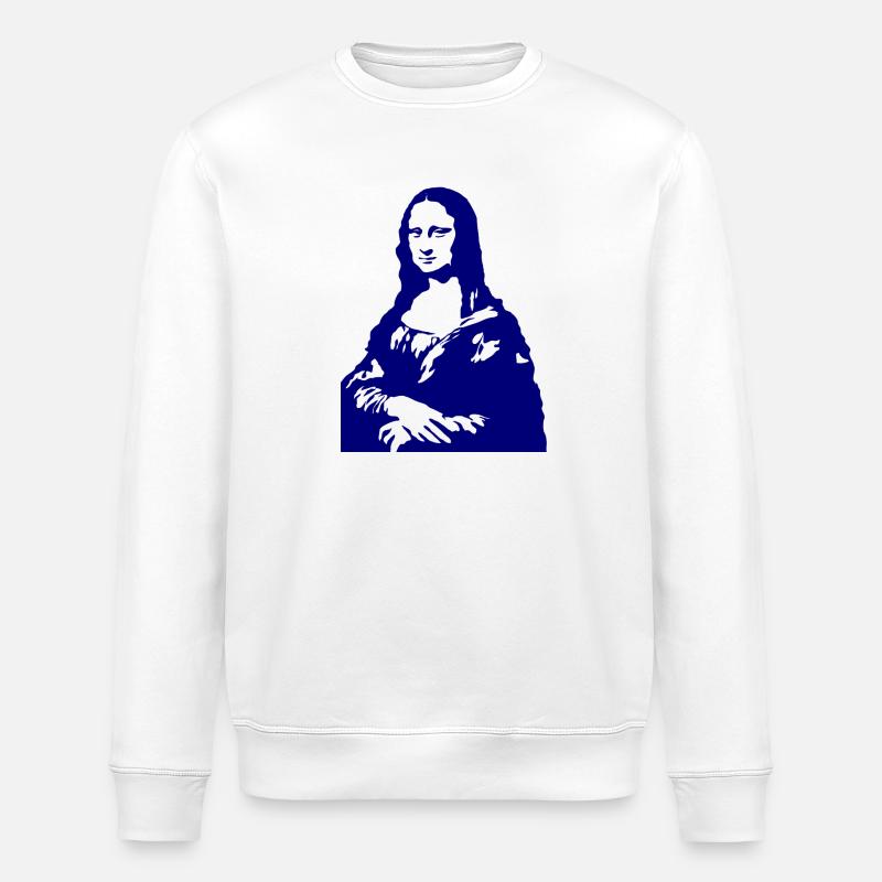 Mona Lisa - Stanley/Stella Unisex Bio-Sweatshirt ROLLER - Weiß
