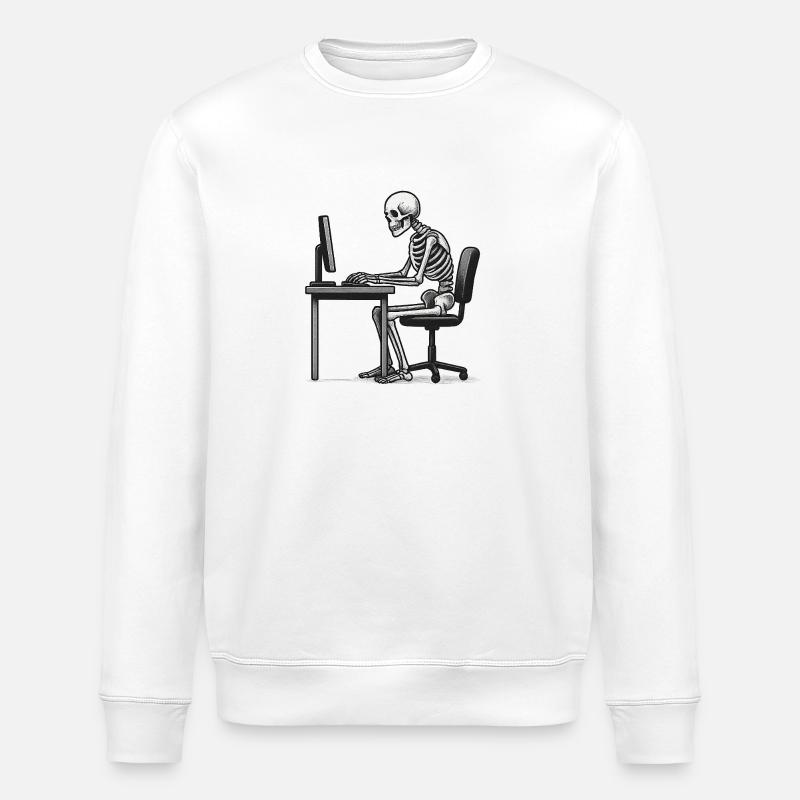 Totentanz - Stanley/Stella Unisex Bio-Sweatshirt ROLLER - Weiß