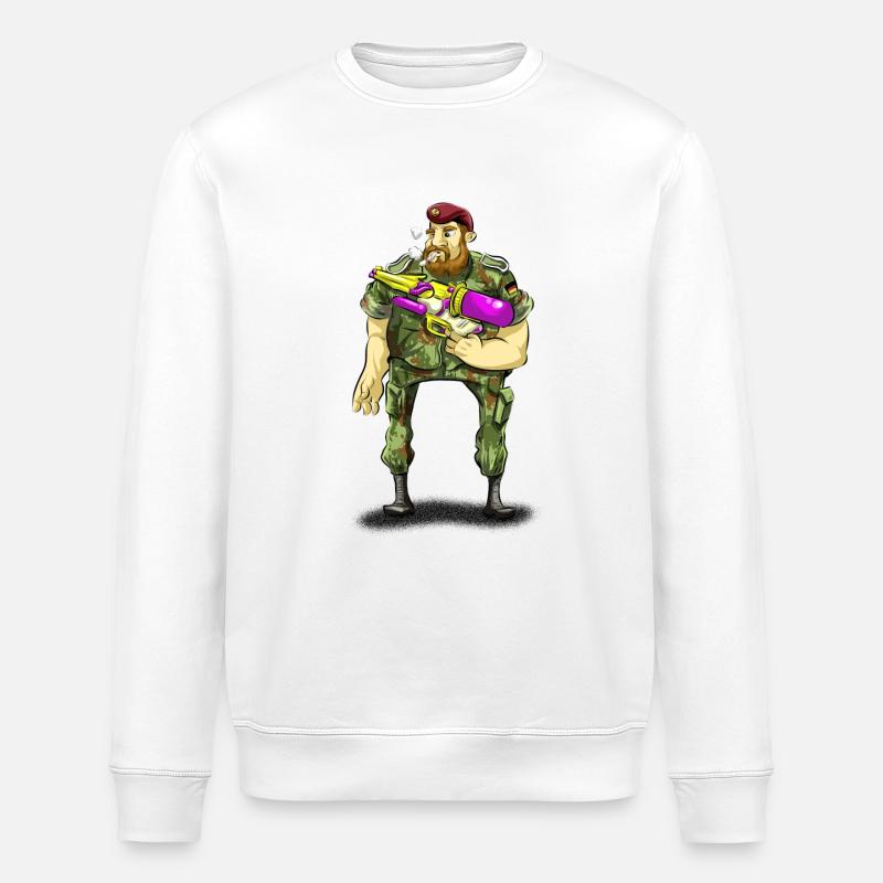tattoo - Stanley/Stella ROLLER Unisex Organic Sweatshirt - white