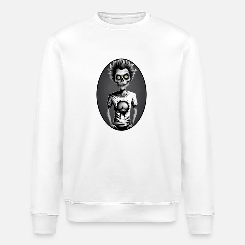 ZOMBIE en tee shirt 1 - Sweat bio ROLLER Stanley/Stella Unisexe - blanc