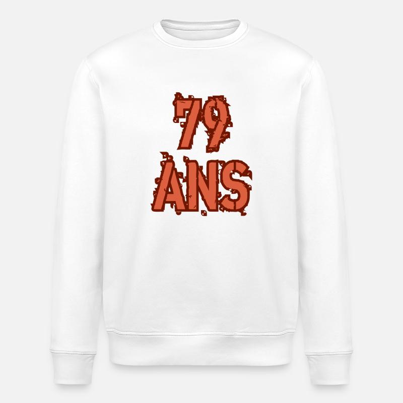 79 ANS - Sweat bio ROLLER Stanley/Stella Unisexe - blanc