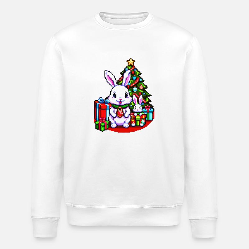 Joyeux Noel #17 - Sweat bio ROLLER Stanley/Stella Unisexe - blanc