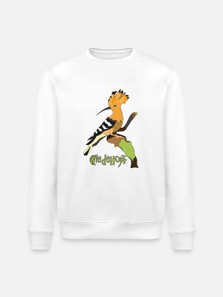 hoopoe - Stanley/Stella ROLLER Unisex Organic Sweatshirt - white