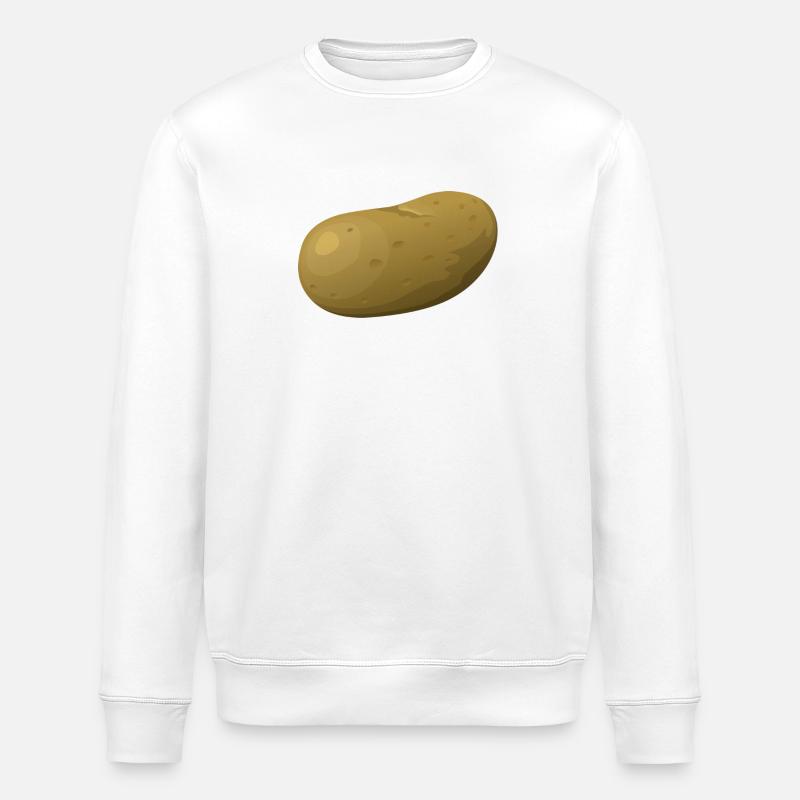 Pommes de terre - Sweat bio ROLLER Stanley/Stella Unisexe - blanc
