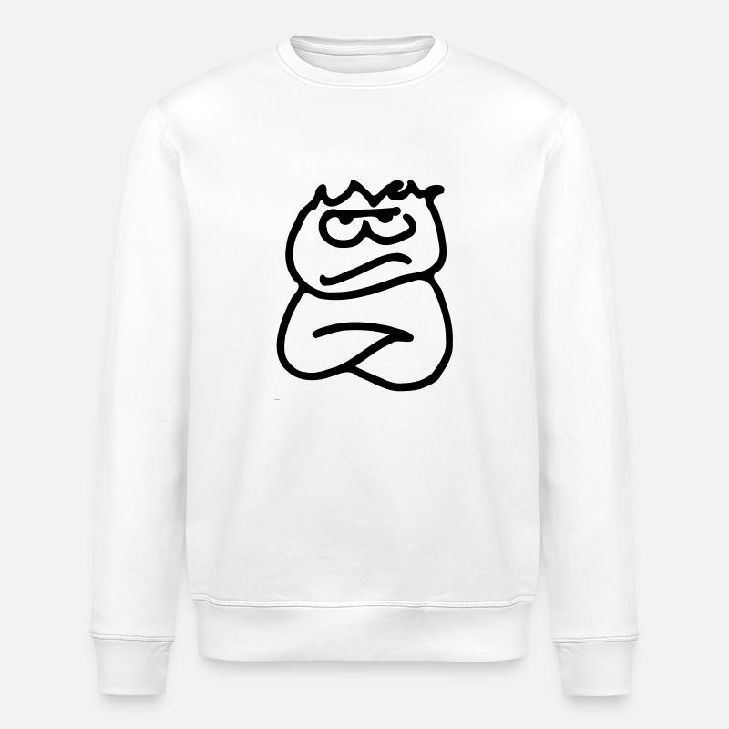 Impatience - Sweat bio ROLLER Stanley/Stella Unisexe - blanc