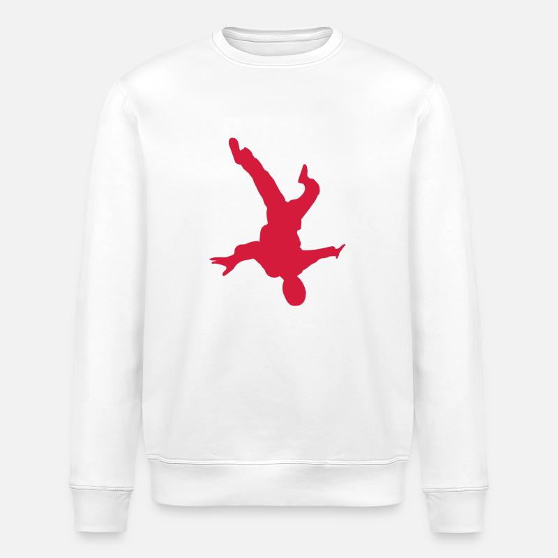 Freeflyer HeadDown - Stanley/Stella Unisex Bio-Sweatshirt ROLLER - Weiß