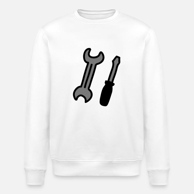 outillage - Sweat bio ROLLER Stanley/Stella Unisexe - blanc