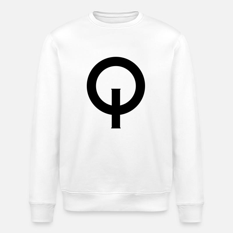Optimist_Zeichen-svg - Sweat bio ROLLER Stanley/Stella Unisexe - blanc