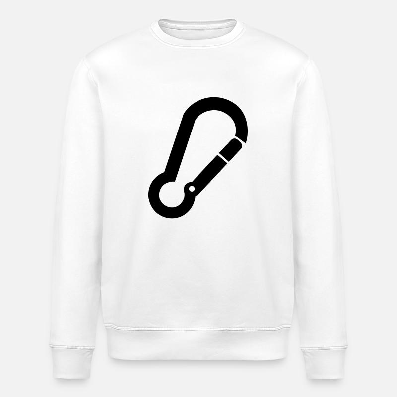 Climbing - Stanley/Stella ROLLER Unisex Organic Sweatshirt - white