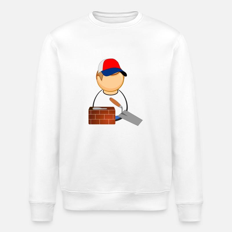 b2 - Stanley/Stella ROLLER Unisex Organic Sweatshirt - white