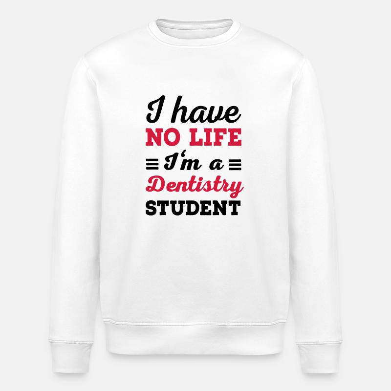 dentist - Stanley/Stella ROLLER Unisex Organic Sweatshirt - white