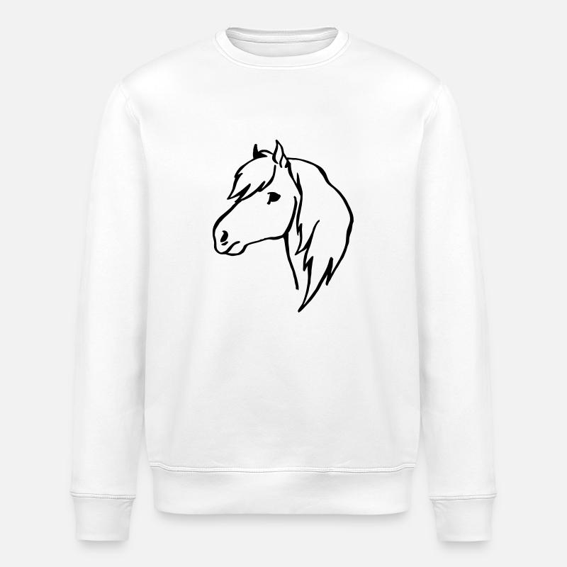 Poney - Sweat bio ROLLER Stanley/Stella Unisexe - blanc