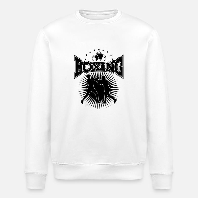 boxing - Stanley/Stella Unisex Bio-Sweatshirt ROLLER - Weiß