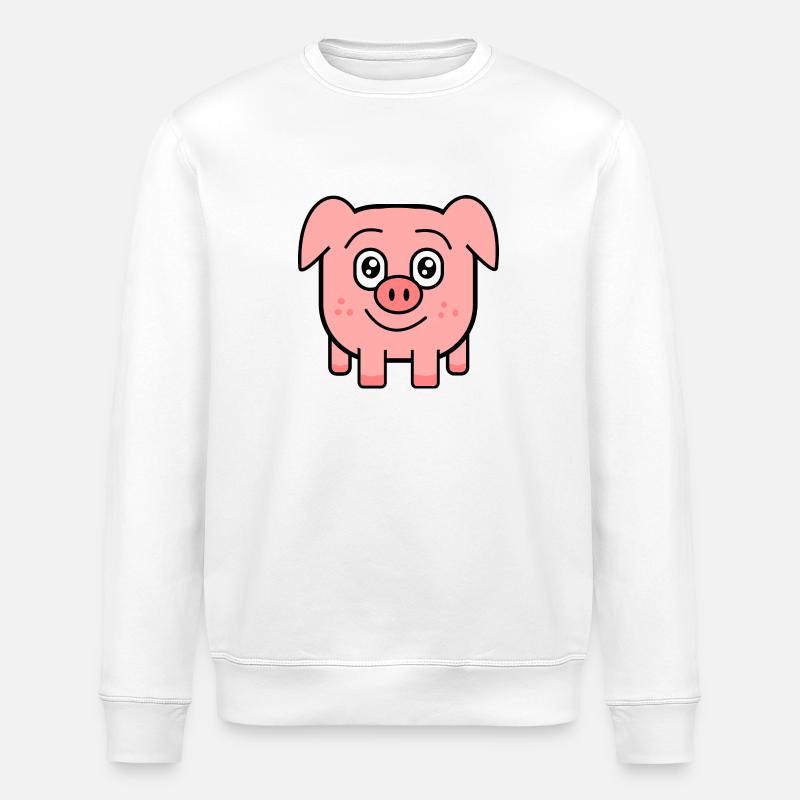 square pig - Sweat bio ROLLER Stanley/Stella Unisexe - blanc