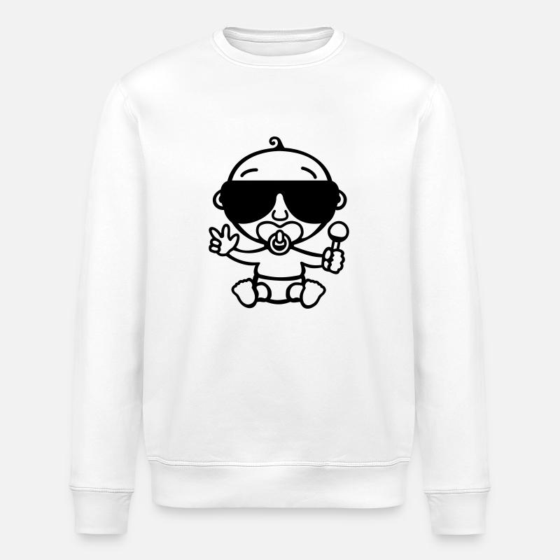 Cool Baby (SW) - Stanley/Stella Unisex Bio-Sweatshirt ROLLER - Weiß