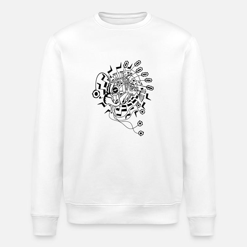 Abyssal Zone - Stanley/Stella Unisex Bio-Sweatshirt ROLLER - Weiß