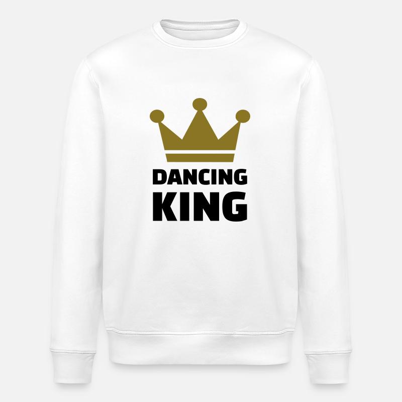 Dancing King - Sweat bio ROLLER Stanley/Stella Unisexe - blanc
