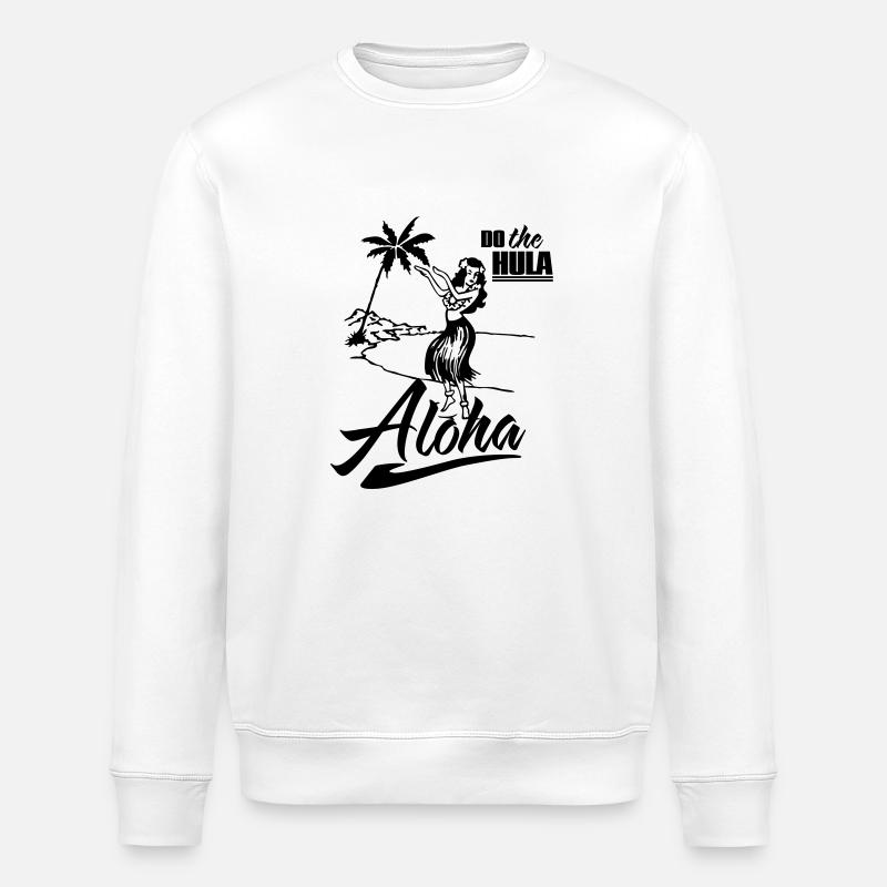 Aloha - Sweat bio ROLLER Stanley/Stella Unisexe - blanc