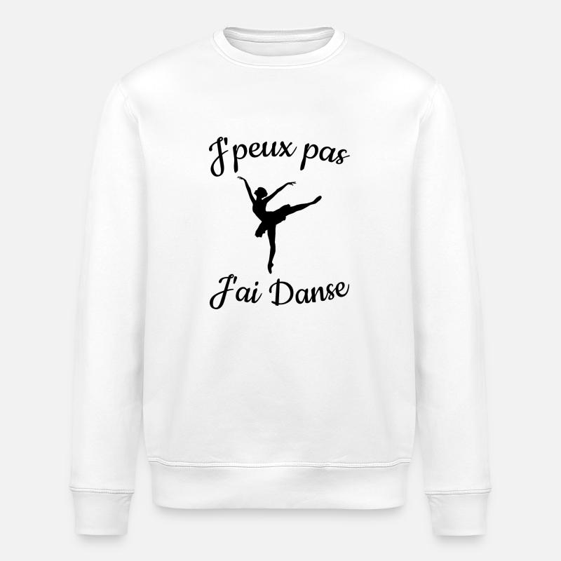 J'peux pas, j'ai danse - Sweat bio ROLLER Stanley/Stella Unisexe - blanc