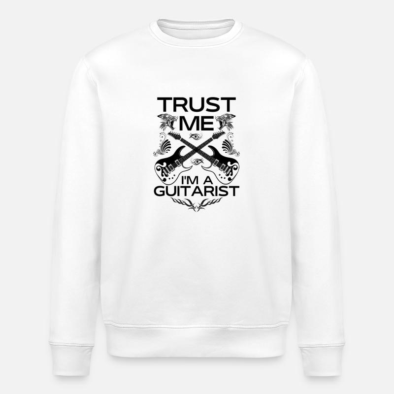 Guitariste 2 - Sweat bio ROLLER Stanley/Stella Unisexe - blanc
