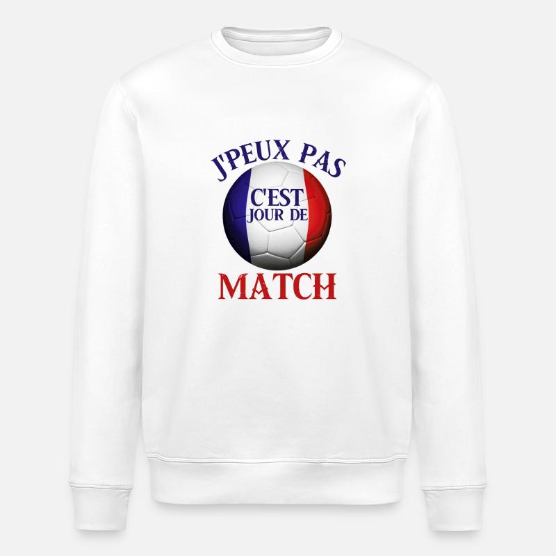 Jour de match - Sweat bio ROLLER Stanley/Stella Unisexe - blanc
