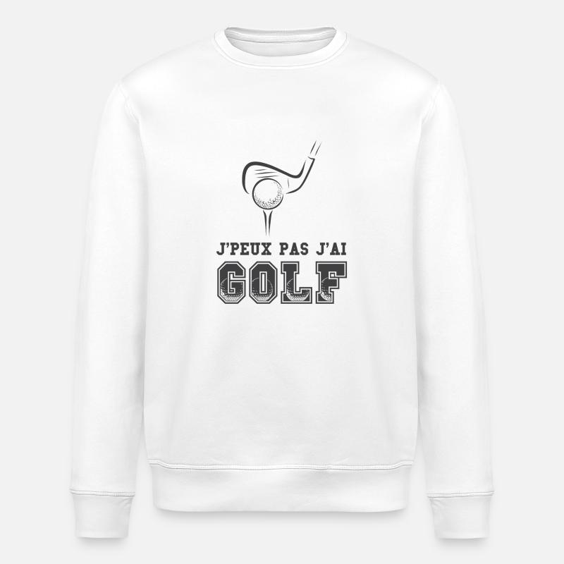 Golf 2 - Sweat bio ROLLER Stanley/Stella Unisexe - blanc