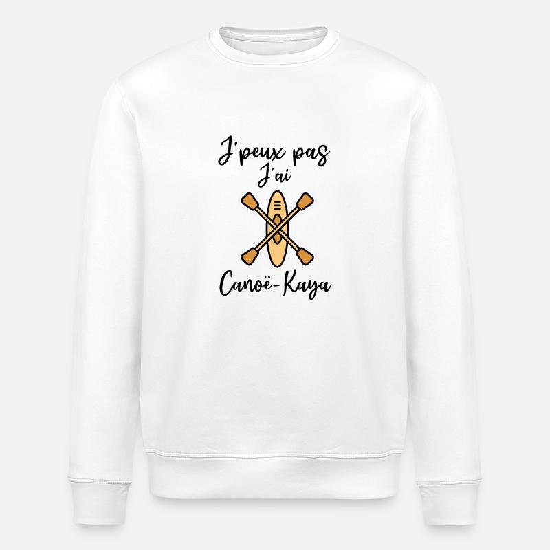 canoë kayak - Sweat bio ROLLER Stanley/Stella Unisexe - blanc
