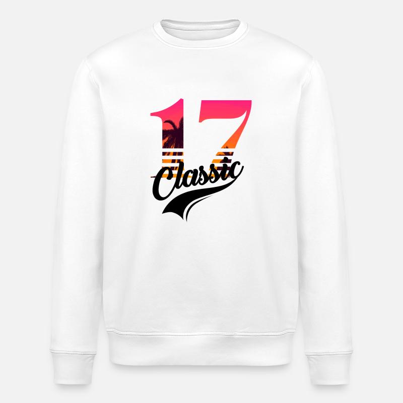 Issue 17 - 17th anniversary - Stanley/Stella ROLLER Unisex Organic Sweatshirt - white