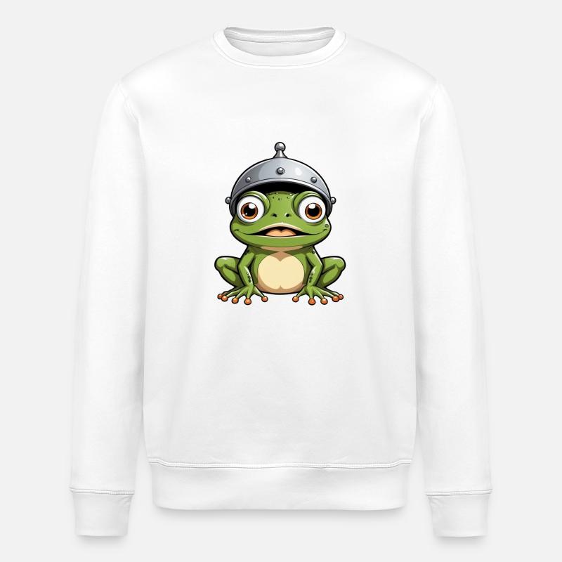 frosch - Stanley/Stella Unisex Bio-Sweatshirt ROLLER - Weiß