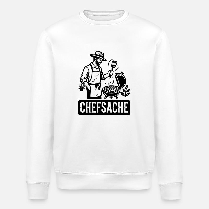 Grillen - Stanley/Stella Unisex Bio-Sweatshirt ROLLER - Weiß